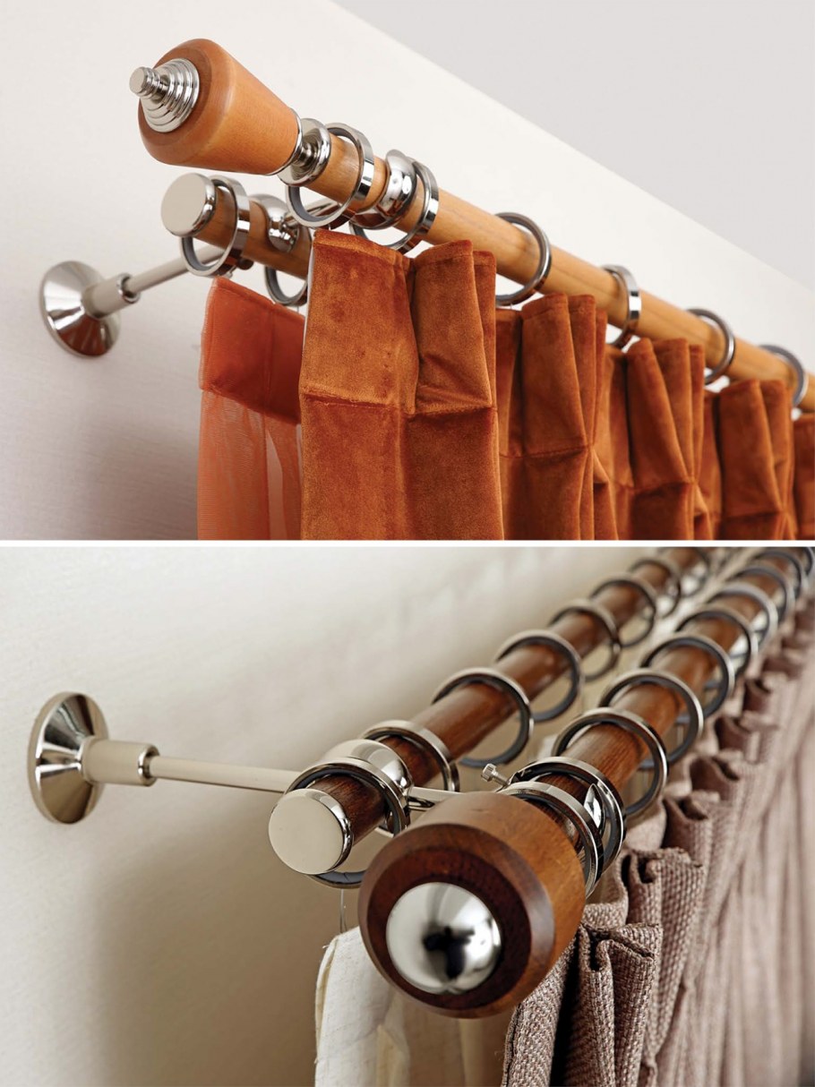 Карнизы для штор настенные