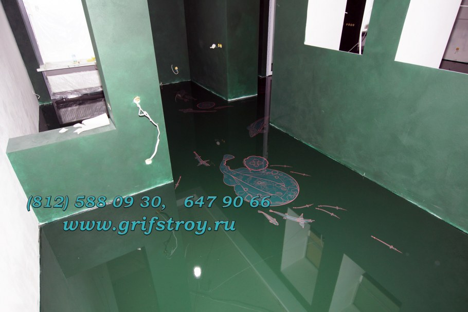 Наливное декоративное покрытие