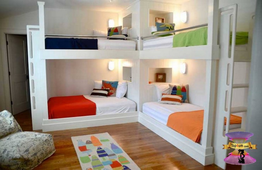 Спальня для четверых детей