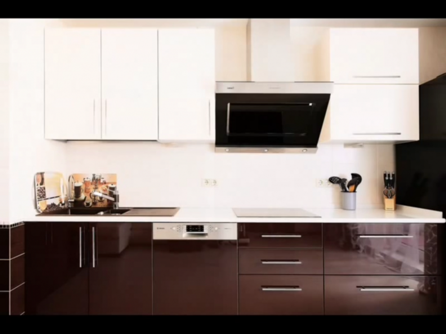 Кухни пластик шоколад