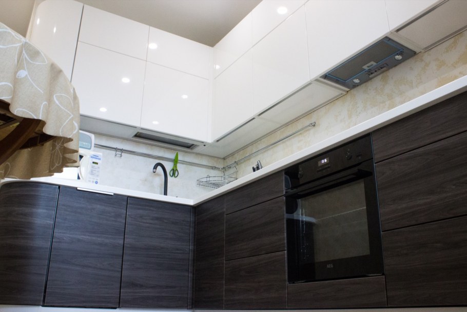 Кухня верх белый глянец