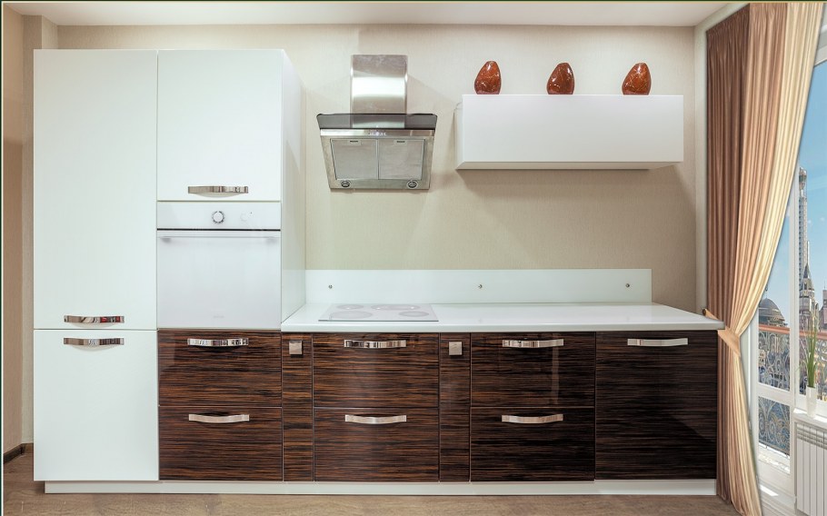 Фасады Кантри для кухни шпон