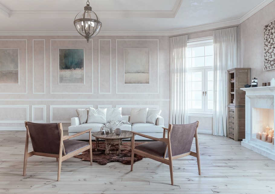 Стеновые панели в американском стиле