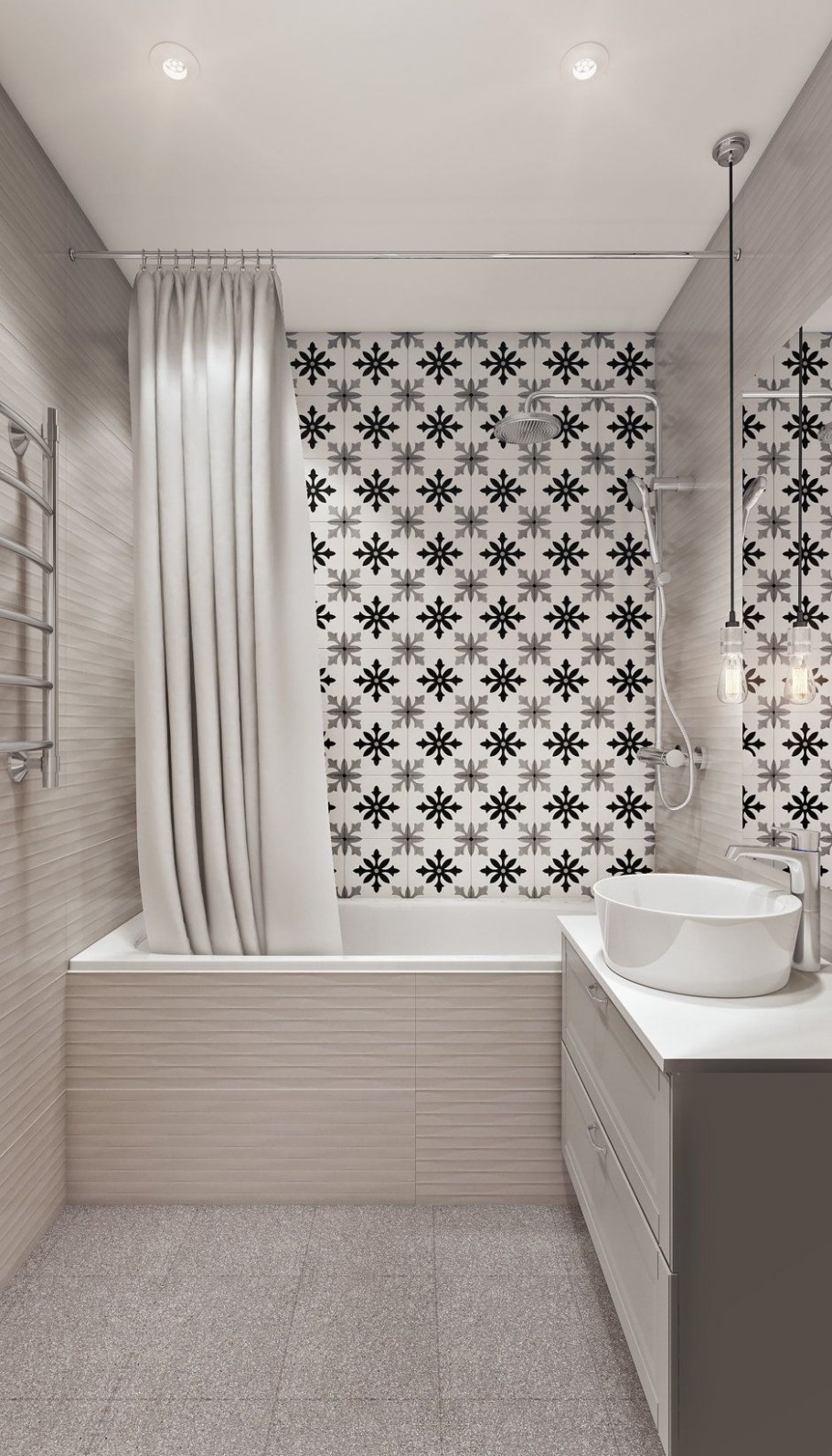 Плитка для маленькой ванной