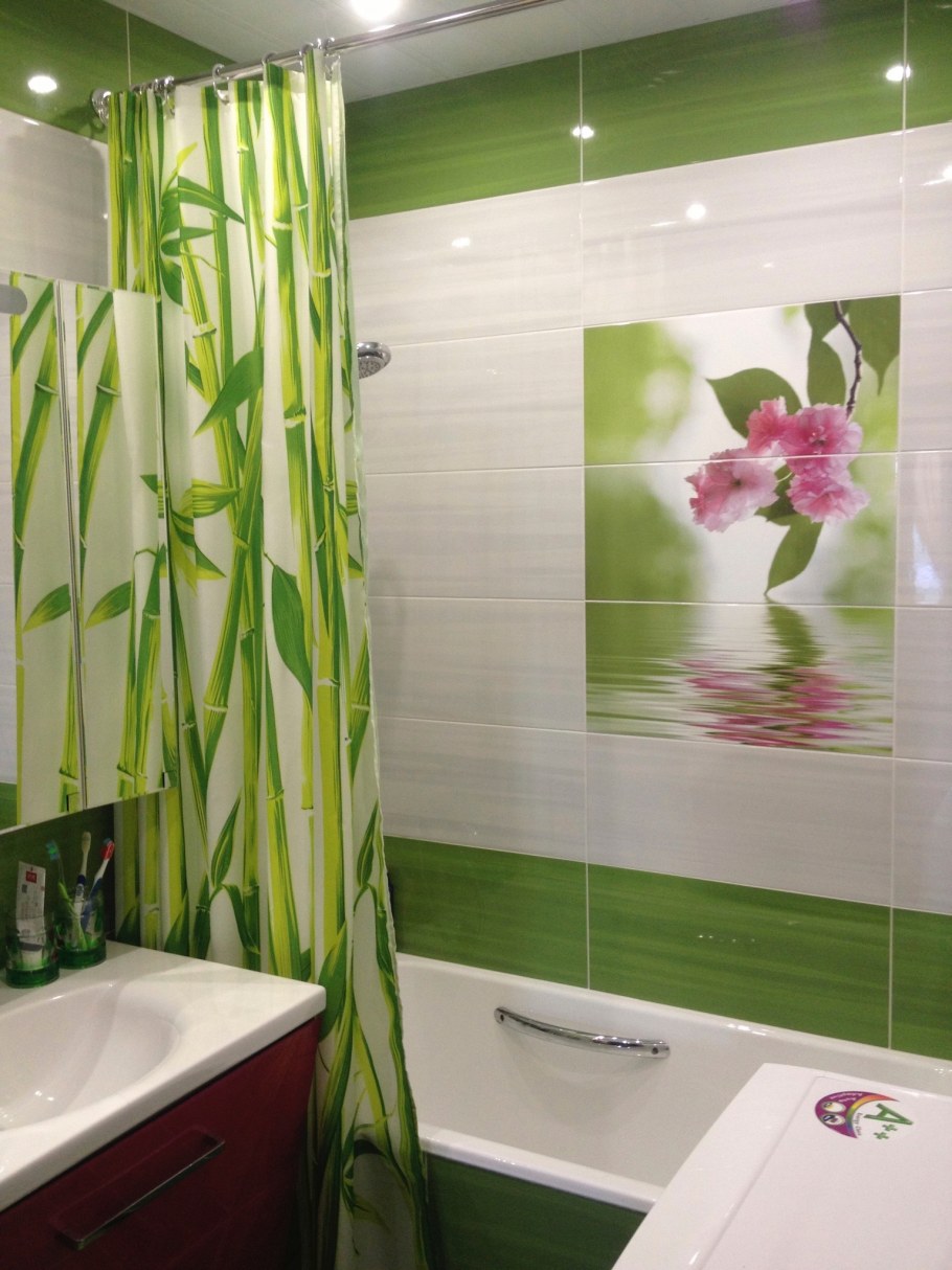 Недорогая отделка ванной