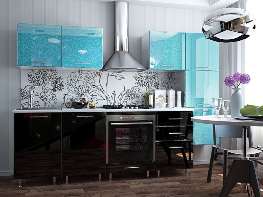 Модный кухонный гарнитур