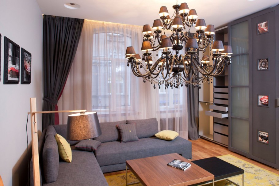 Люстры в интерьере квартиры