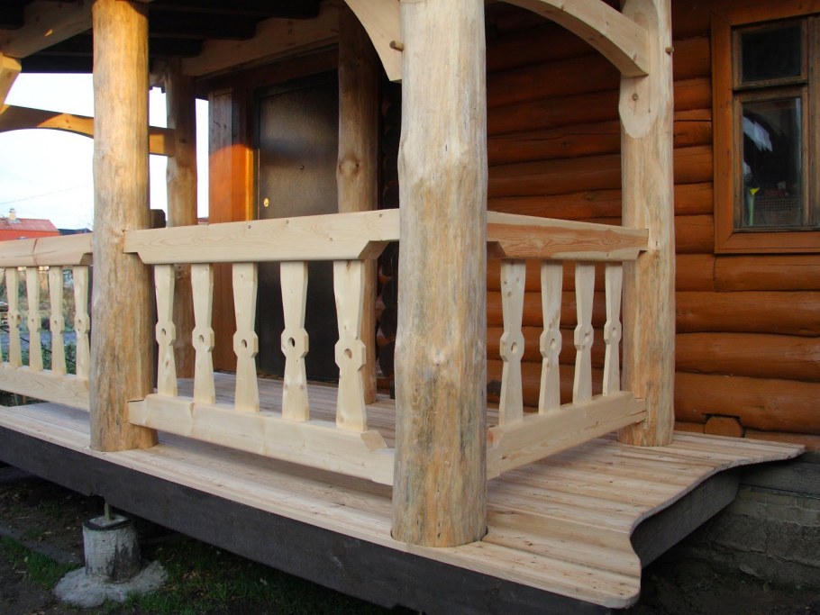 Балясины для крыльца из дерева