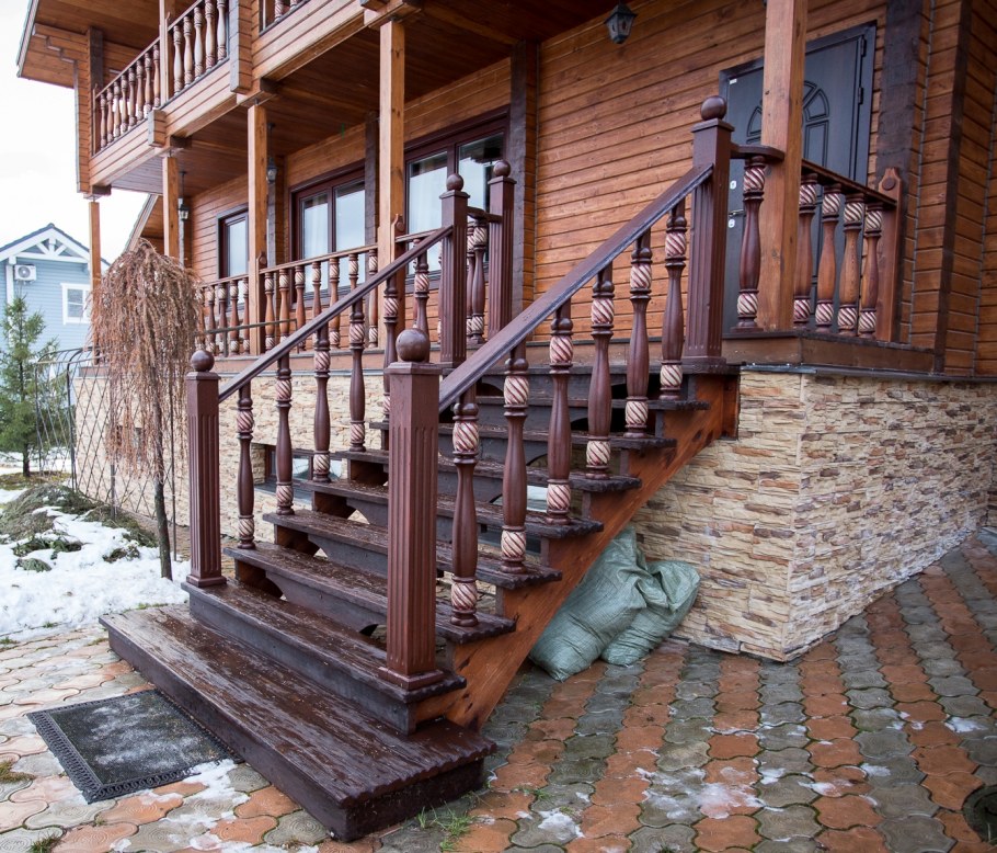 Крыльцо для бани