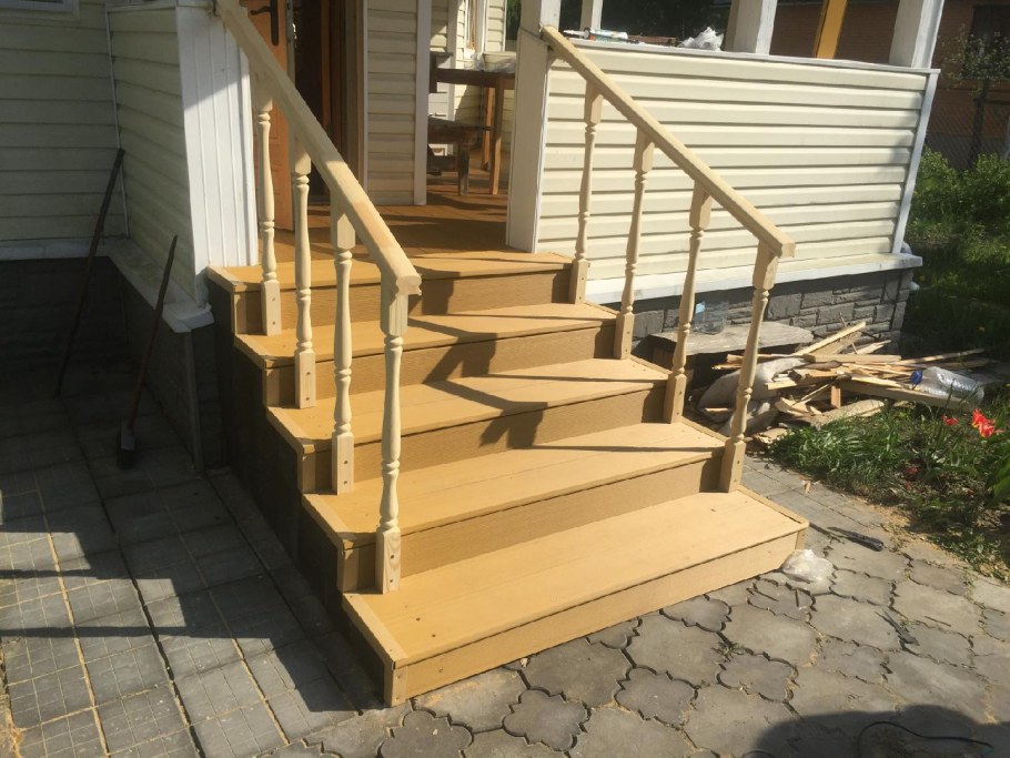 Крыльцо из бруса