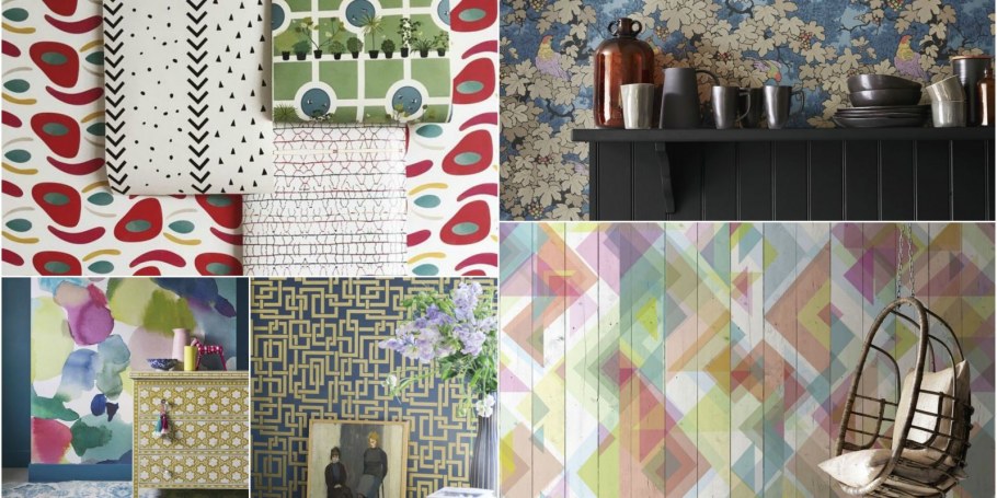 Бирюзовые фотообои в интерьере