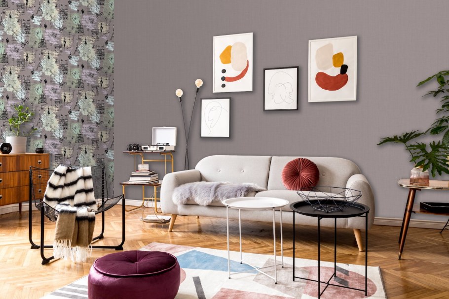 Обои в современном интерьере