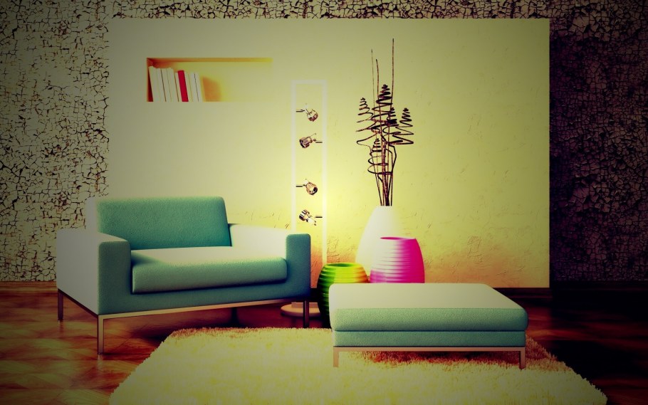 Идеи декора в интерьере обои