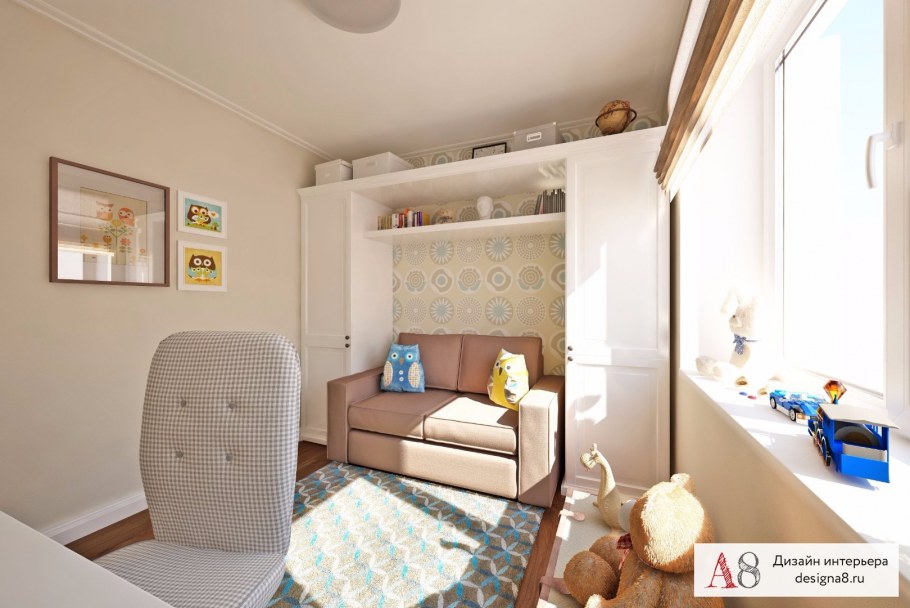 Спальня на лоджии