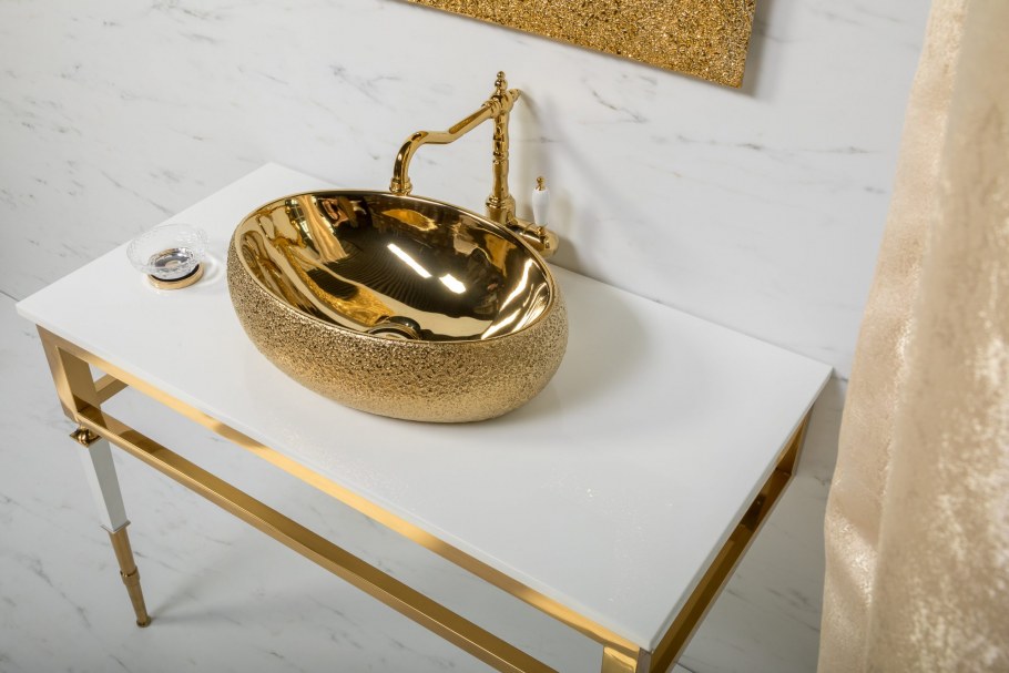 Раковина Золотая Boheme 803