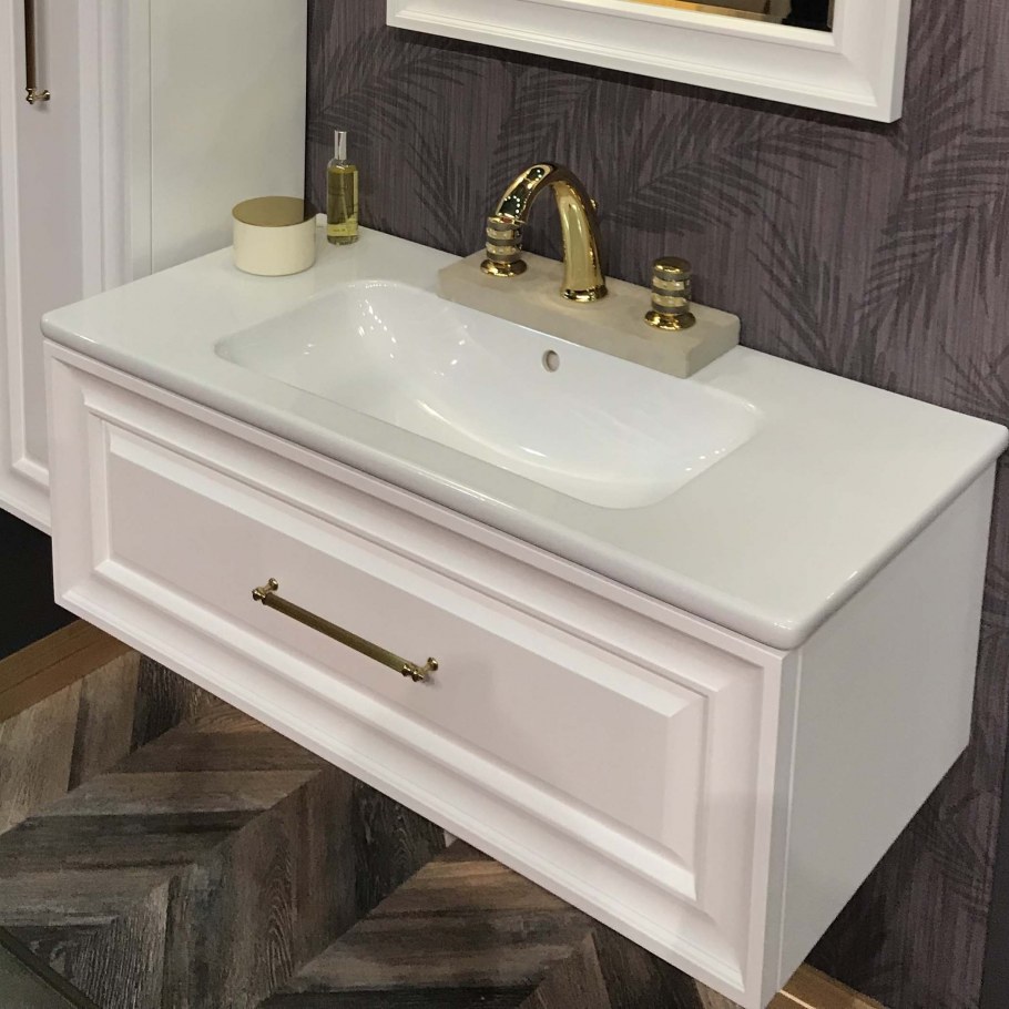 Тумба с раковиной 80 см Perla