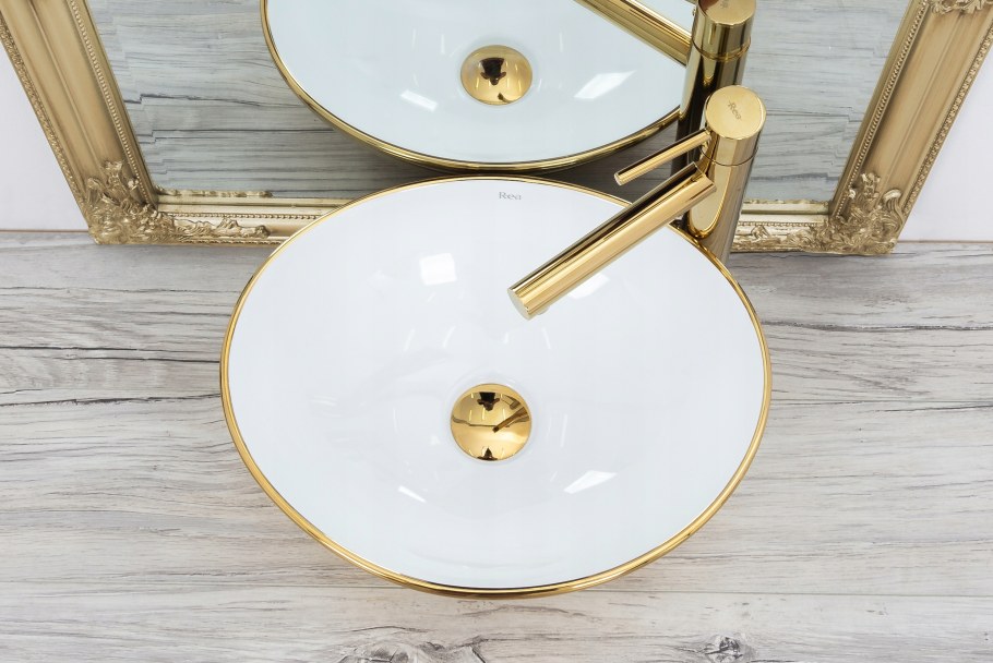 Раковина Rea Sofia (золотой)