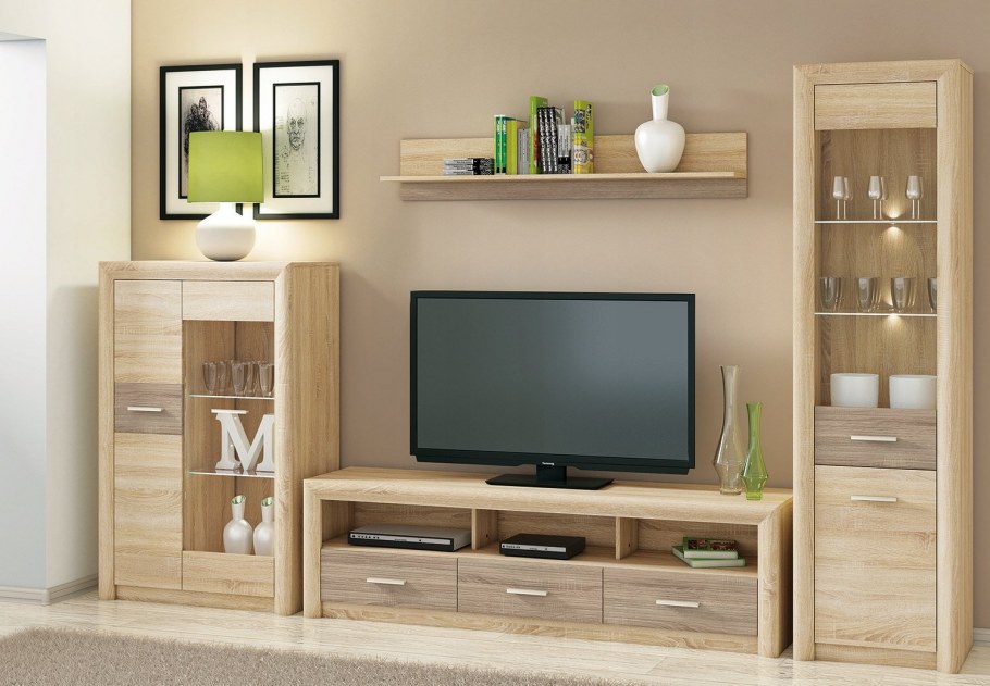 Гостиная февер дуб сонома