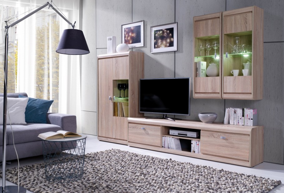 Гостиная Милан дуб сонома