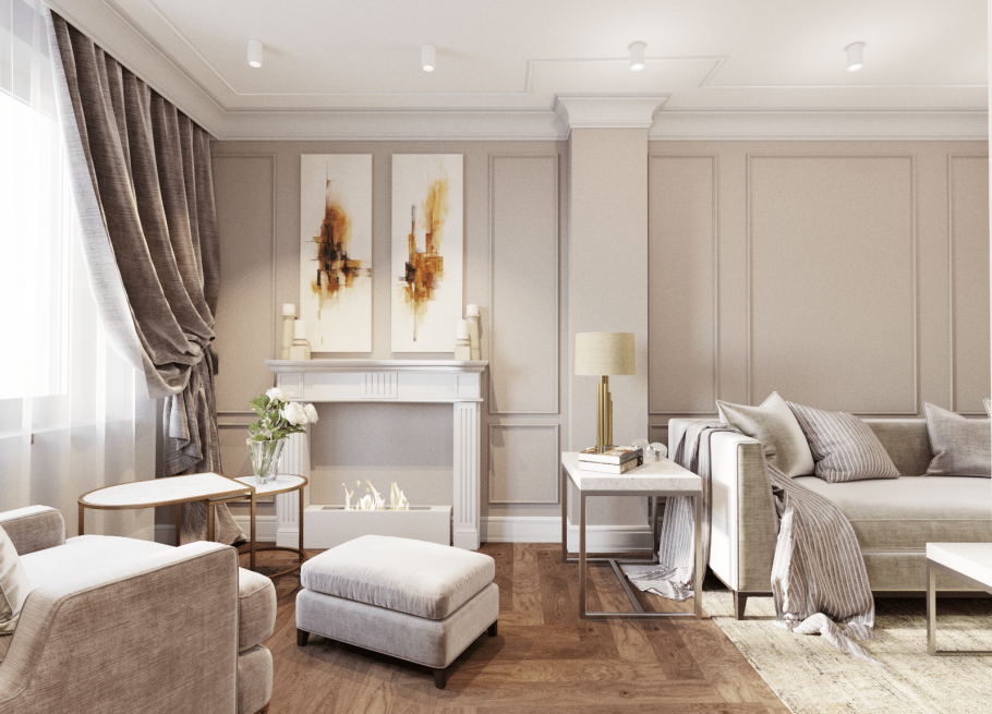 Стиль американская классика в интерьере