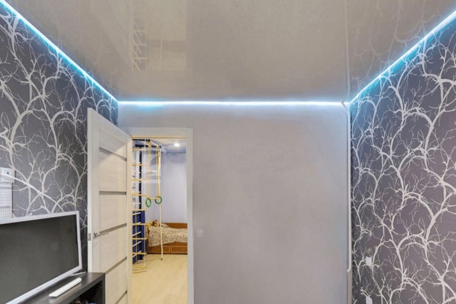 Парящий натяжной потолок