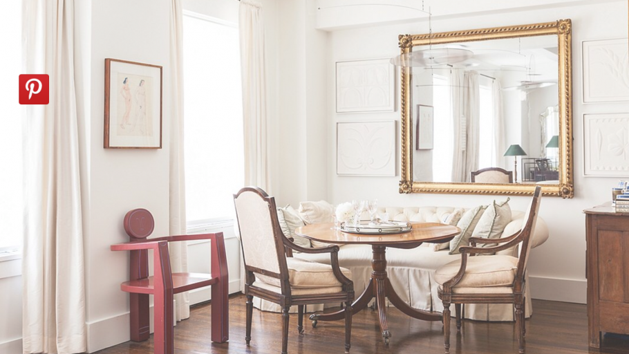 Зеркало в обеденной зоне