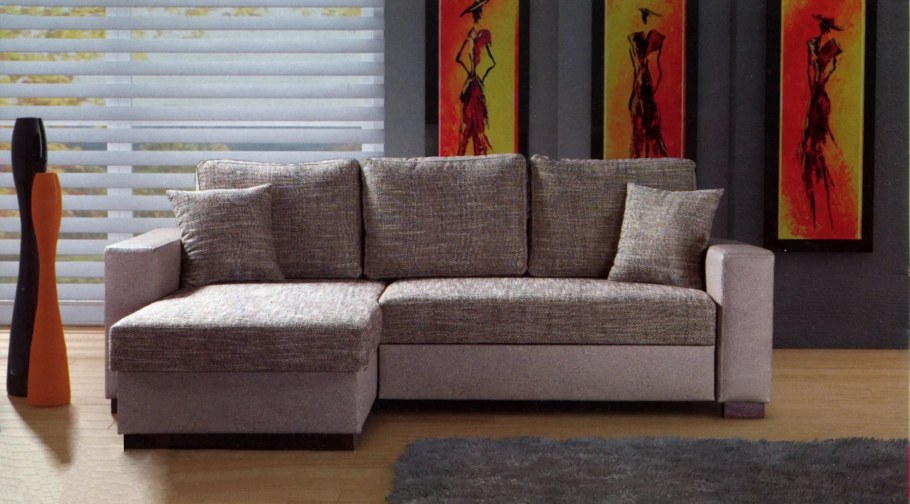 Модные диваны с оттоманкой