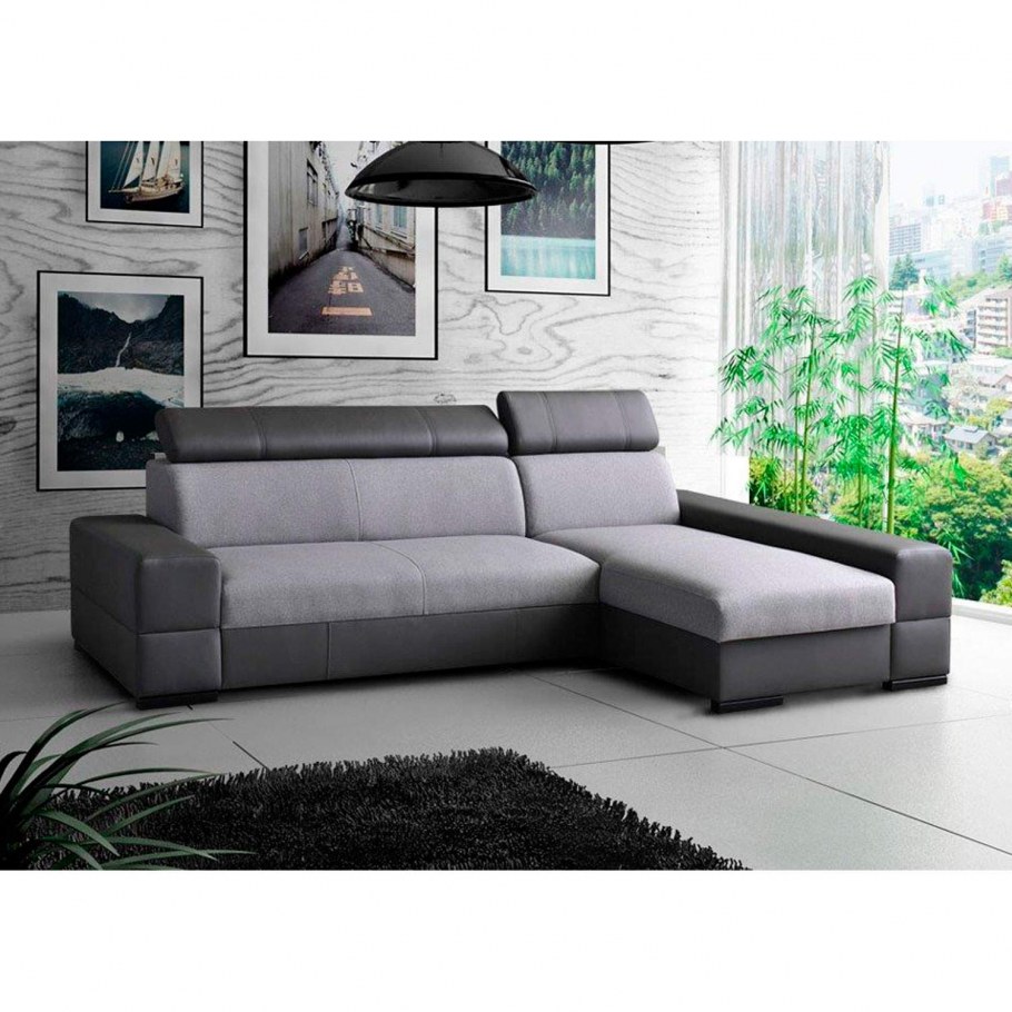 Серый диван