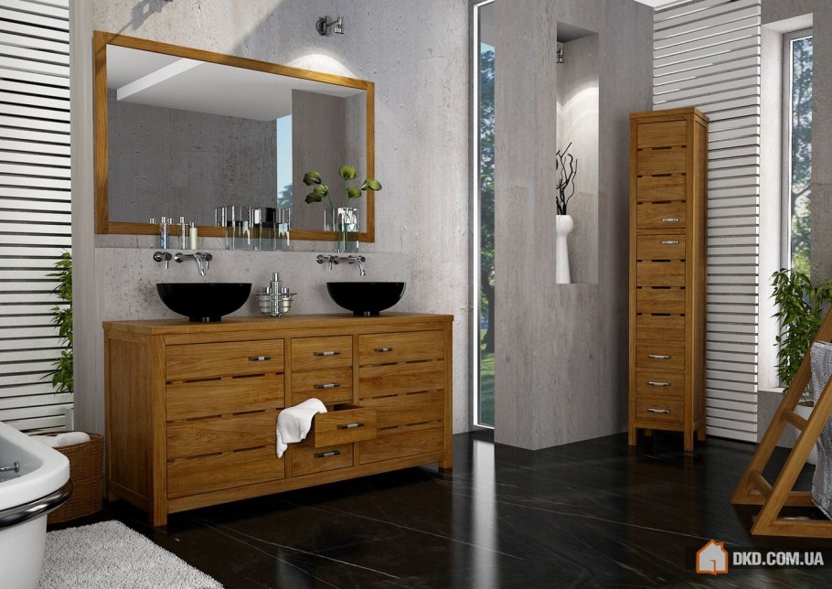 Шкафчики для ванной в стиле лофт
