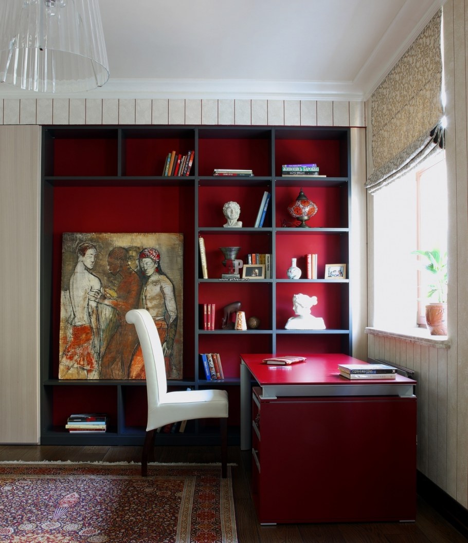 Интерьер кабинета для женщины