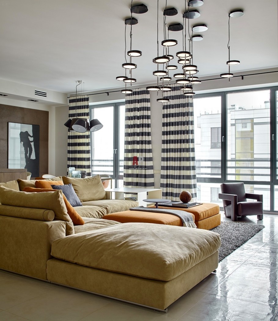 Интерьер в стиле Хай-тек гостиная