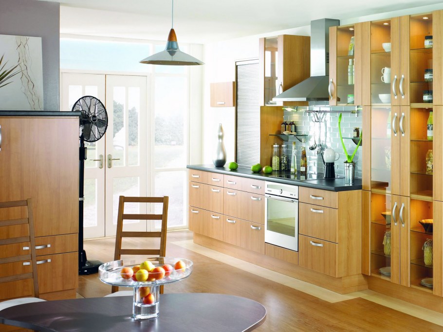 Красивые кухонные шкафы