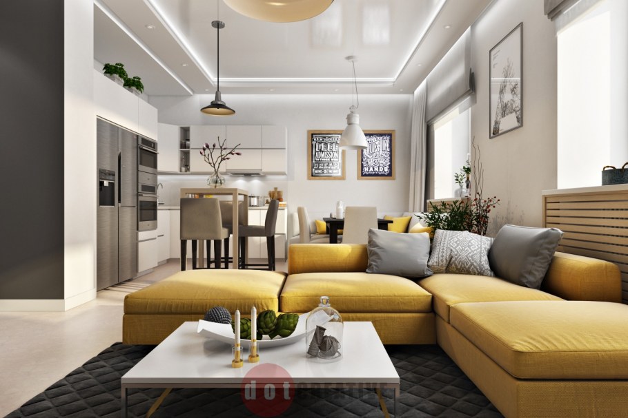 Дом в стиле арт деко внутри