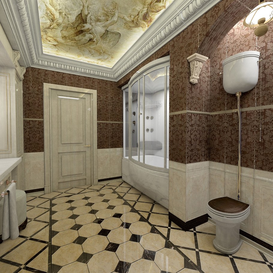 Ванная в стиле Неоклассика