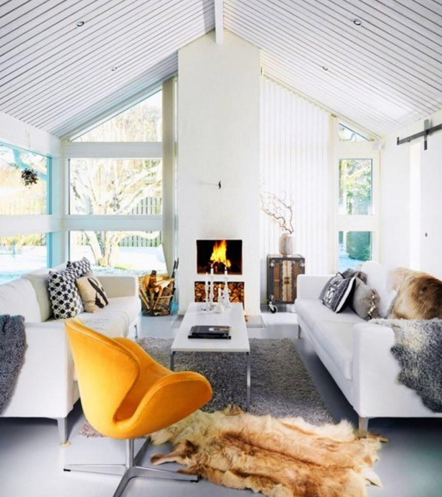 Домик в скандинавском стиле интерьер