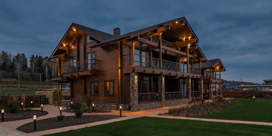 Деревянный коттедж