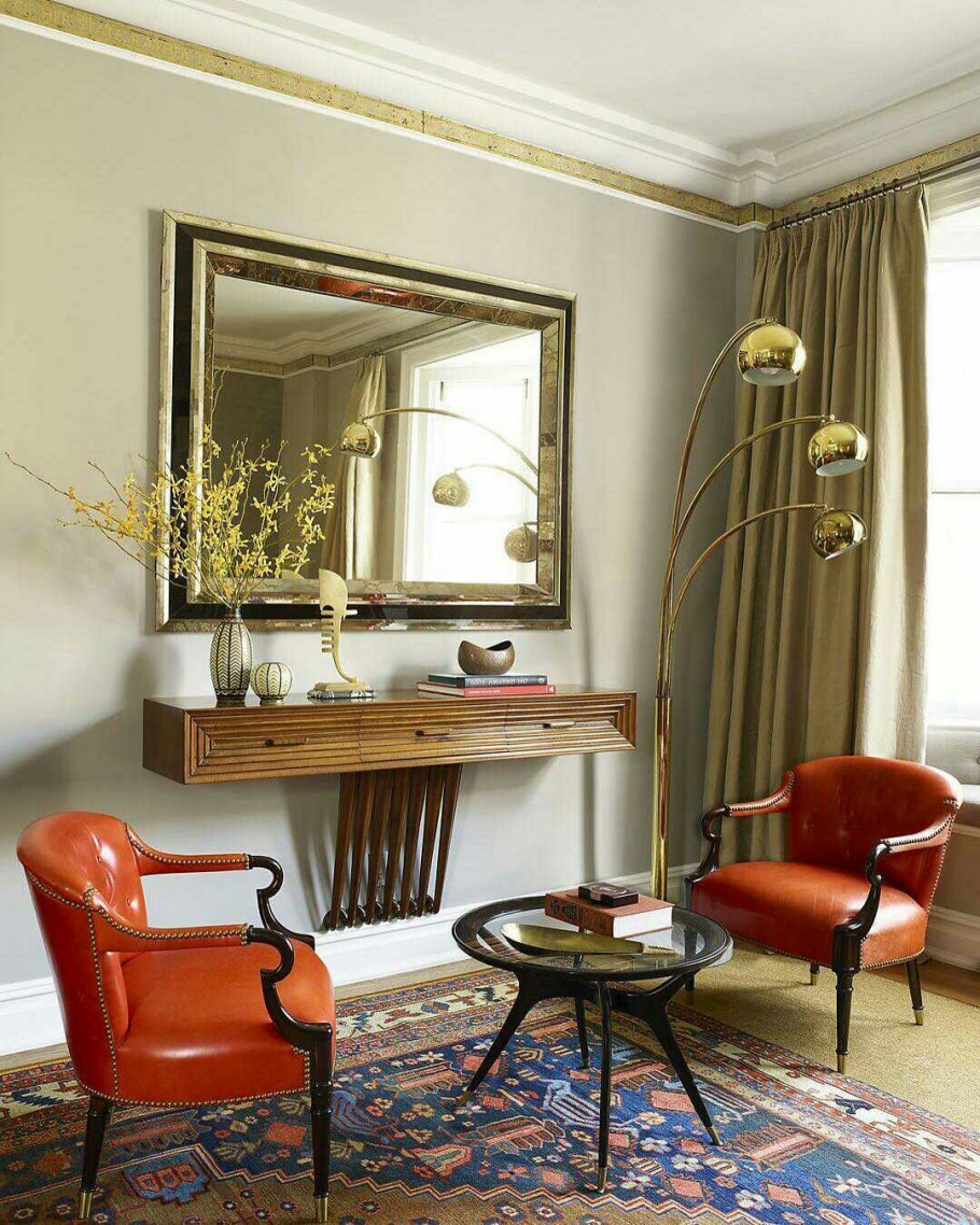 Окно светлое интерьер ретро