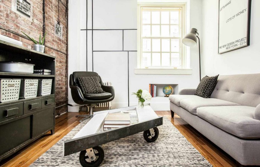 Маленькая квартира в стиле ретро