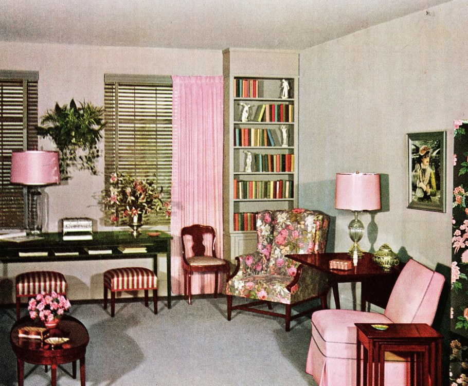 Интерьер 80-х годов Винтаж