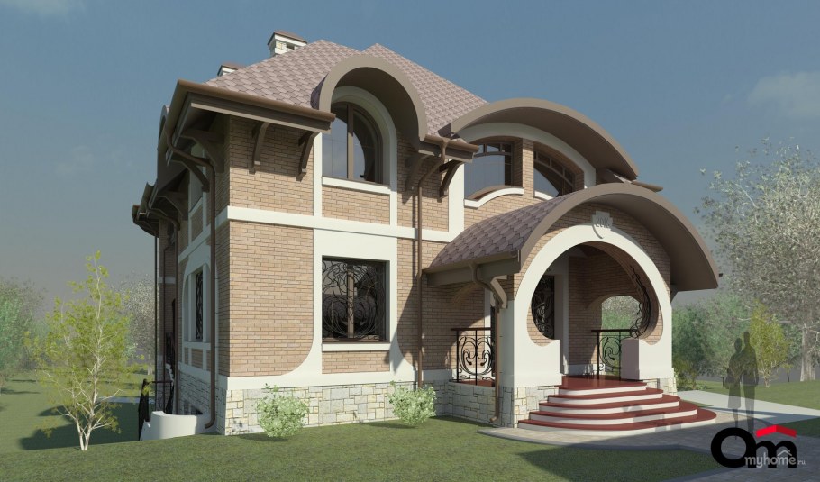 Коттедж в стиле ар нуво