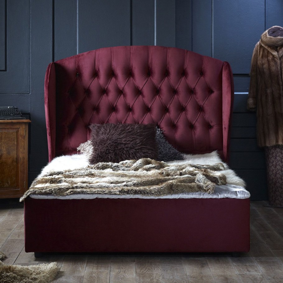 Кровать Lauren Бургундия