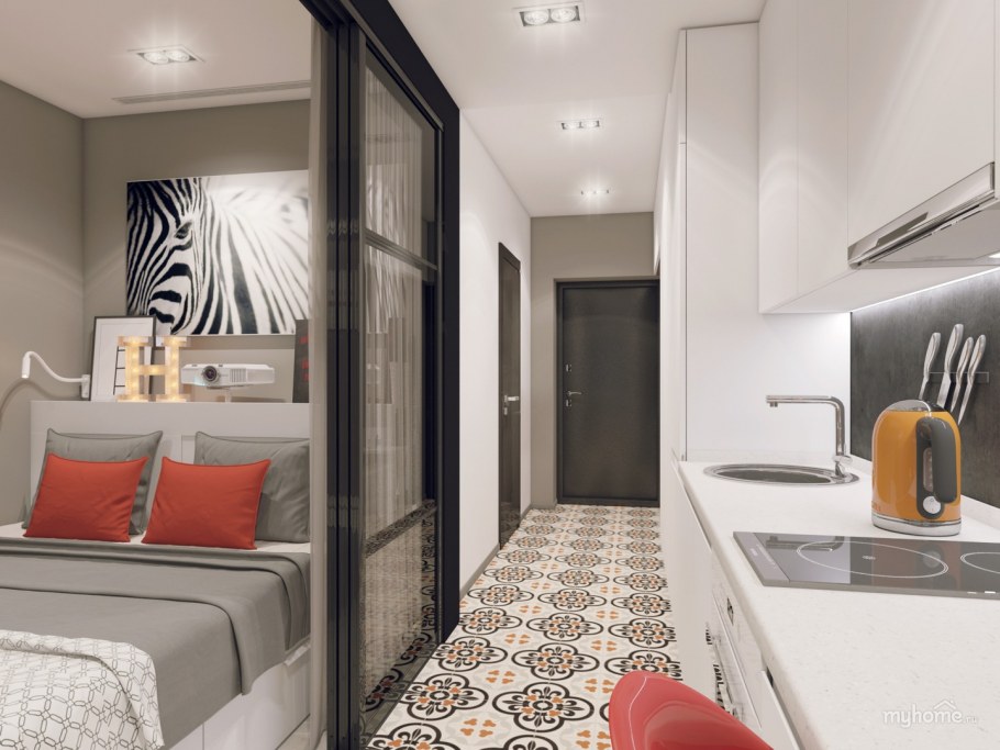 Интерьер квартиры 35 кв метров