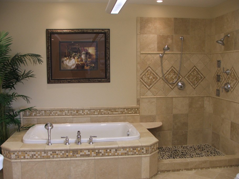 Ванна выложенная плиткой