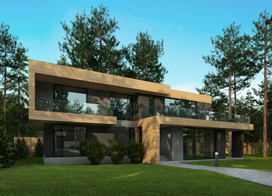 Дома в стиле Минимализм