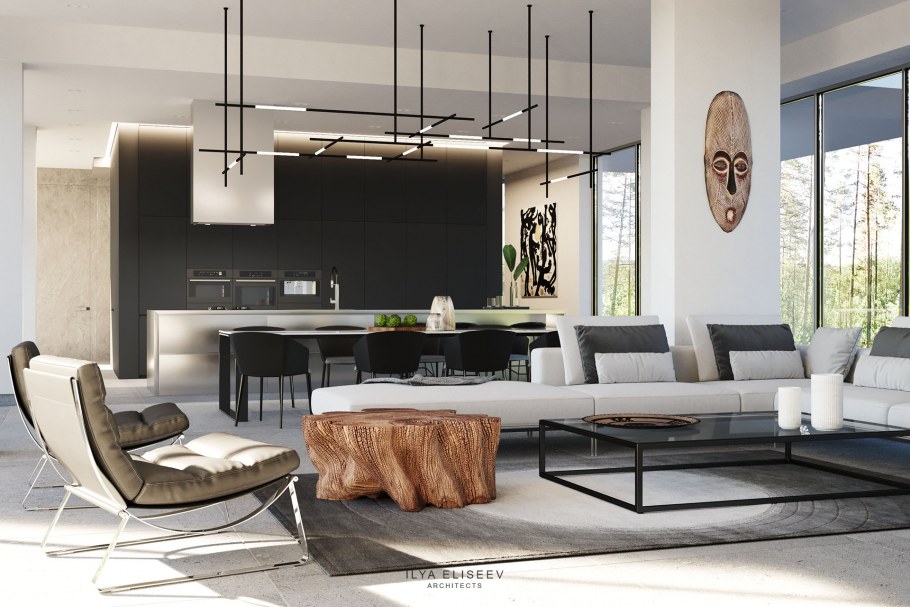 Дом в стиле Минимализм