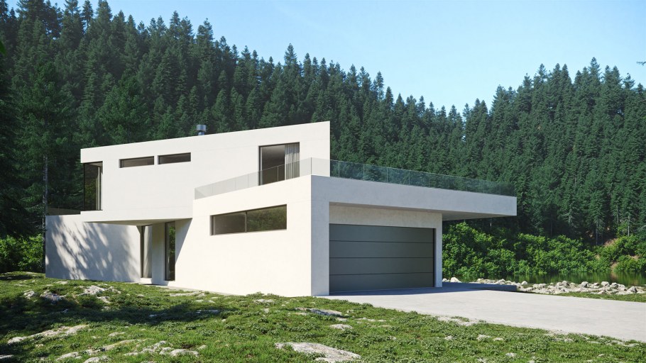 Флэтхаус с плоской крышей 200 МКВ