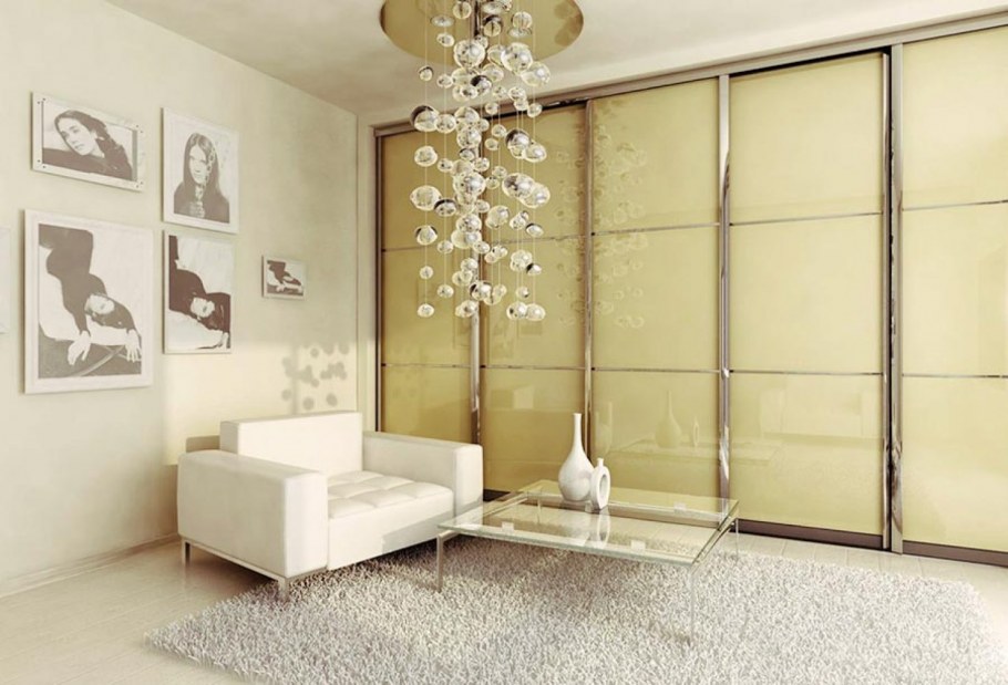 Шкаф купе в гостиной