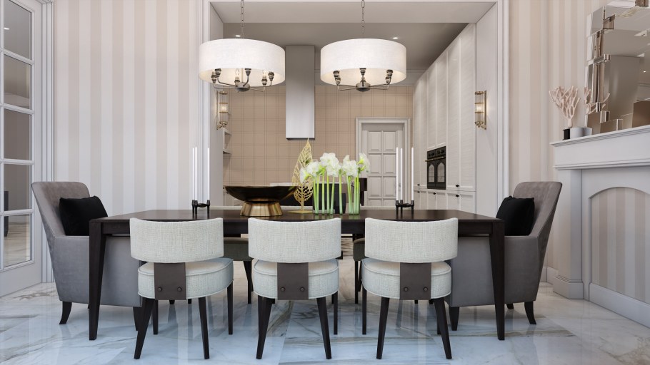 Обеденная зона на кухне