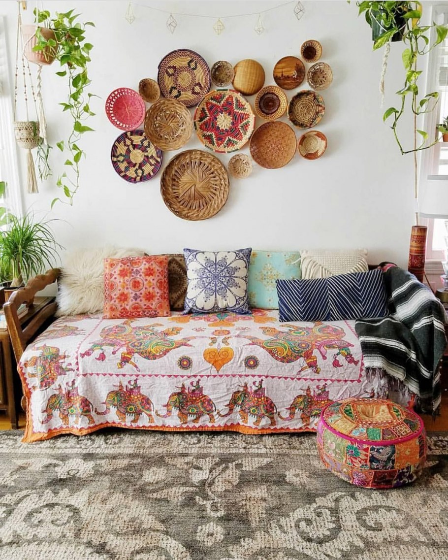 Ванная комната в стиле бохо Шик