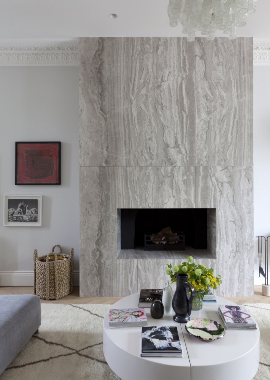 Мраморные стены в интерьере